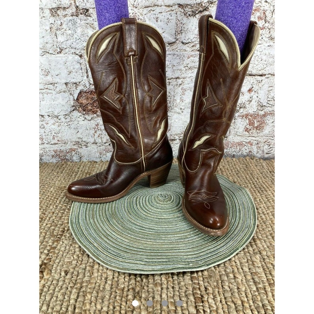 Vintage Double H Cowboy Boots!